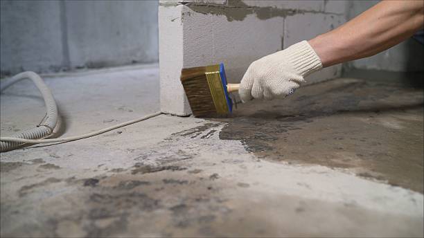 SJ Waterproofing Pros Interior Drainage System coverage map for Bridgeport, OH and surrounding area